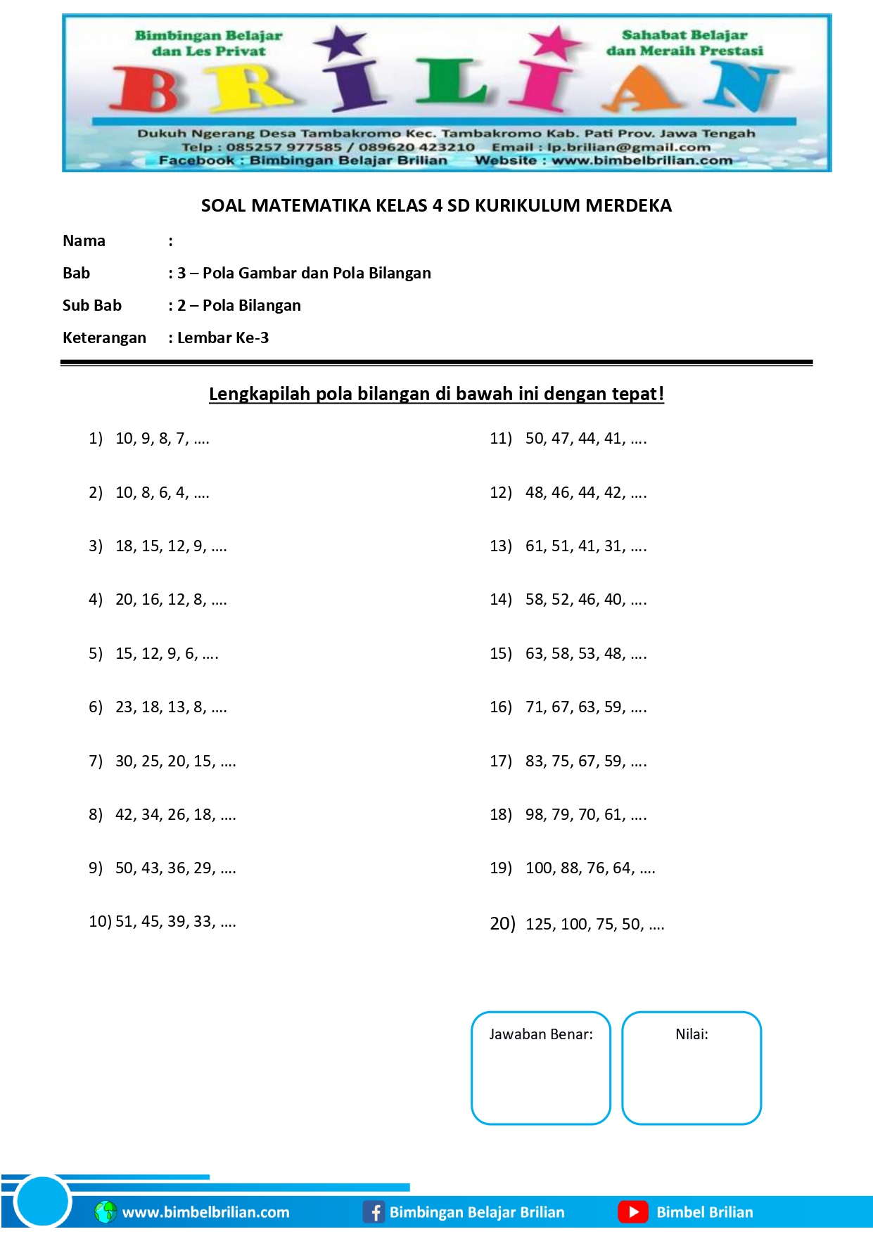 15 Contoh Soal Matematika Kelas 4 Tema 8 yang Sering Keluar Saat Ujian Sekolah 2026 15 Contoh Soal Matematika Kelas 4 Tema 8 yang Sering Keluar Saat Ujian Sekolah 2026